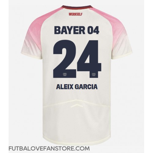 Bayer Leverkusen Aleix Garcia #24 Vonkajší futbalový dres 2025-26 Krátky Rukáv Bayer Leverkusen Aleix Garcia #24 Vonkajší futbalový dres 2025-26 Krátky Rukáv